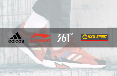 Quảng cáo GDN cho Adidas, Li-ning, 361 độ, Asics