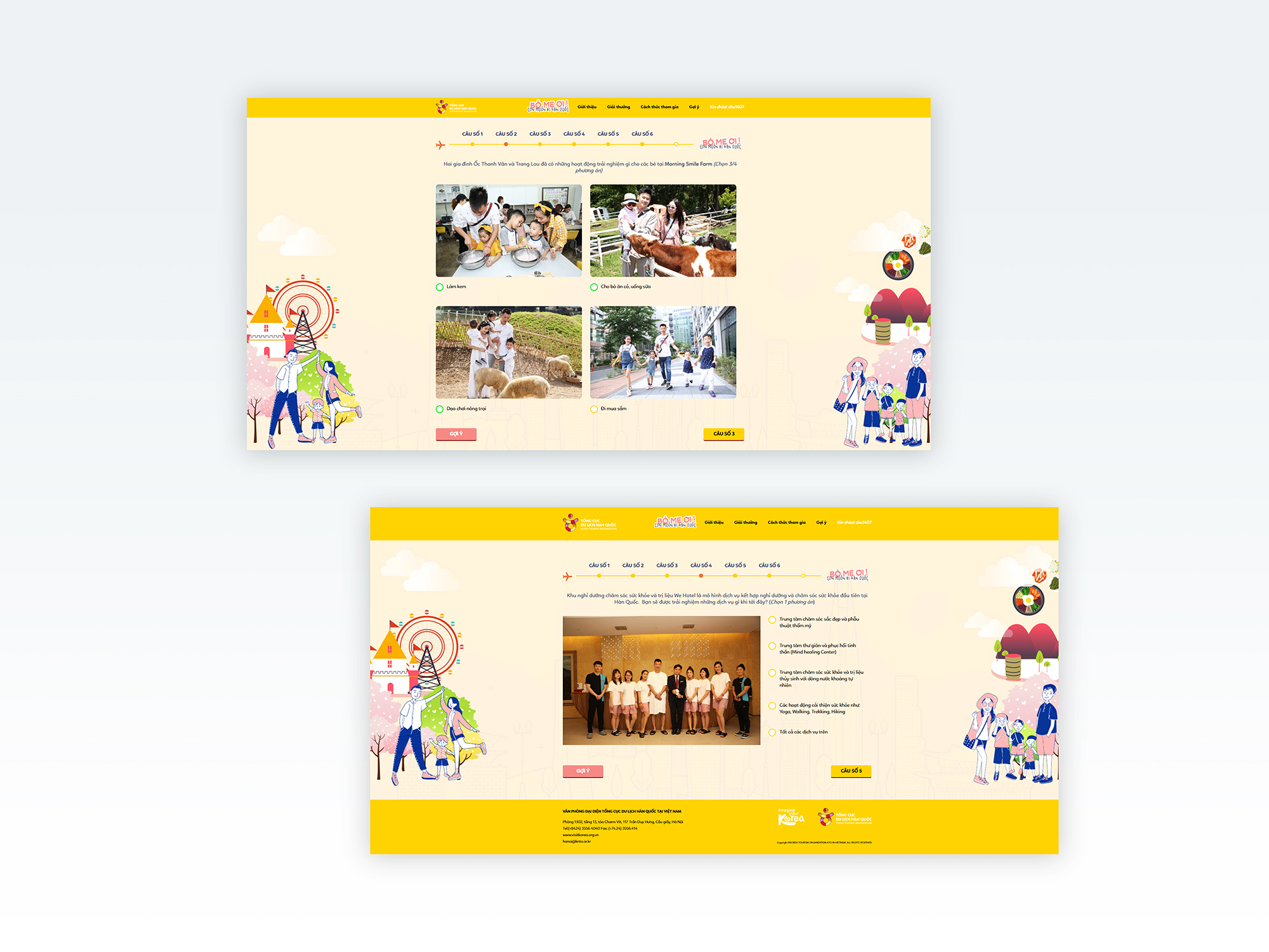 Webgame for Korea Tourism Organization